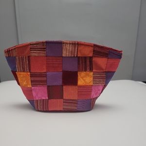 Bath & Body Works Patchwork Velour Cosmetic Case